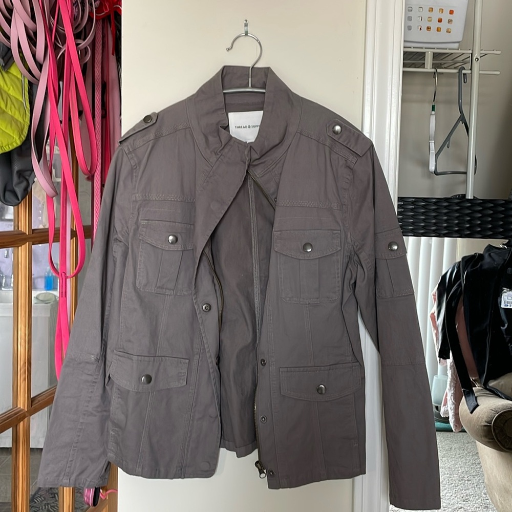 Thread and Supply grey jacket
